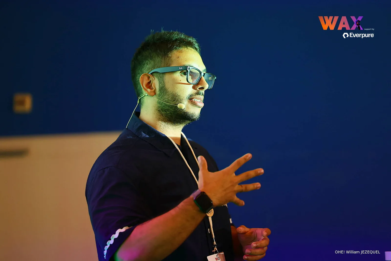 Luis Rubiera, CTO de Cloud-IAM, en conférence à WAX 2026